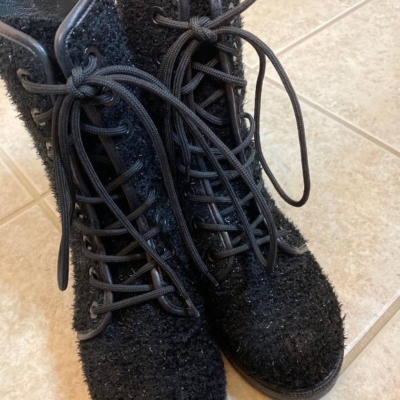 Stuart Weizmann Combat Boots - Picture 2 of 6